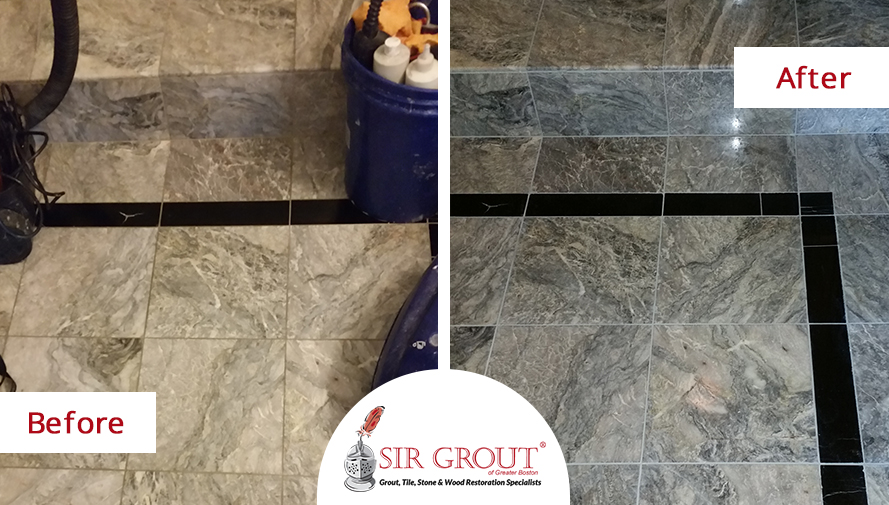 Stone Cleaning Makes Boston Customer's Shower Shine Again