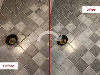 Before and After Shower Tile and Grout Cleaners in Boston, Ma