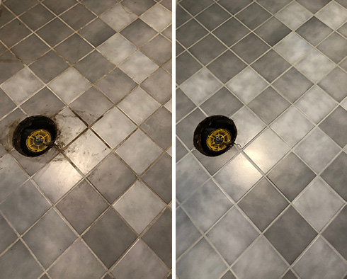 Before and After Shower Tile and Grout Cleaners in Boston, Ma