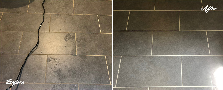 Floor Restored by Our Professional Tile and Grout Cleaners in Dedham, NJ