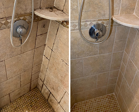 Shower Restored by Our Professional Tile and Grout Cleaners in Waltham, MA