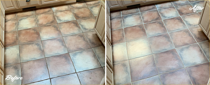 Floor Restored Beautifully by Our Skillful Tile and Grout Cleaners in Boston, MA