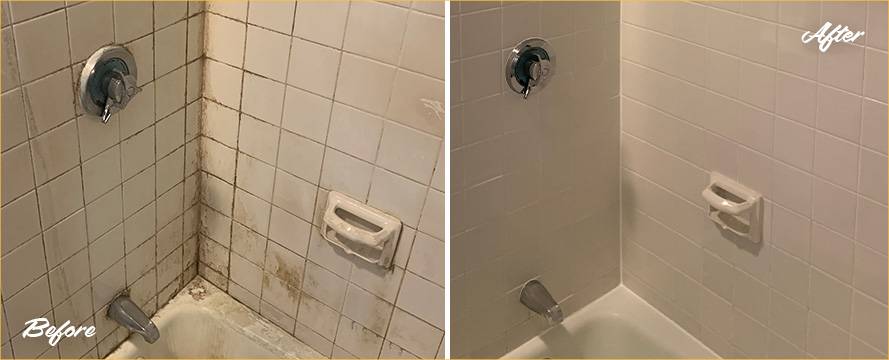 Shower Beautifully Restored by Our Professional Tile and Grout Cleaners in Allston, MA