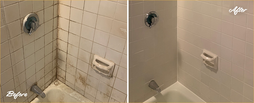 Shower Beautifully Restored by Our Professional Tile and Grout Cleaners in Allston, MA