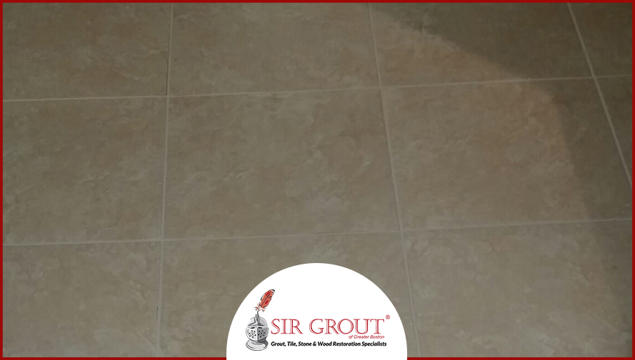  Grout Recoloring Creates the Look of New Grout for Lynnfield Home