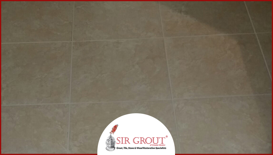 Grout Recoloring Creates the Look of New Grout for Lynnfield Home