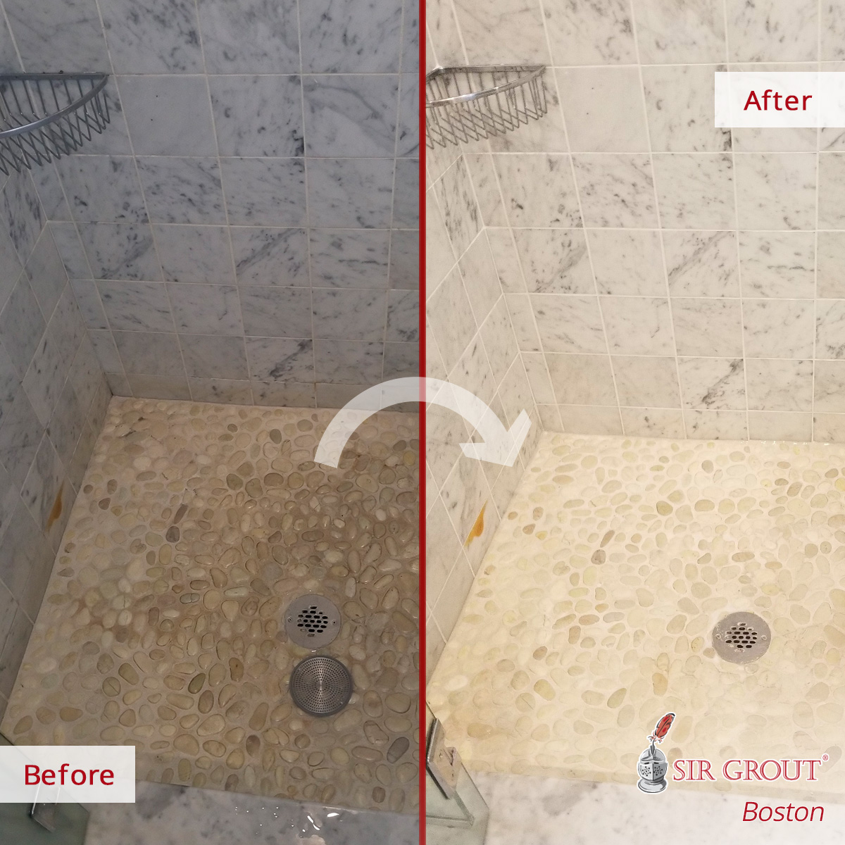 How To Regrout River Rock Shower Floor Floor Roma