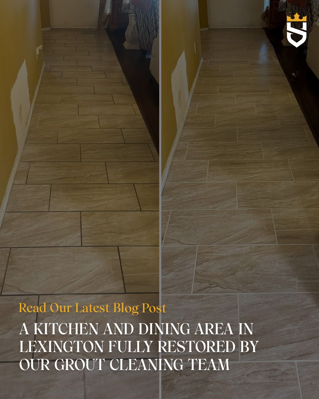 A Kitchen and Dining Area in Lexington Fully Restored by Our Grout Cleaning Team