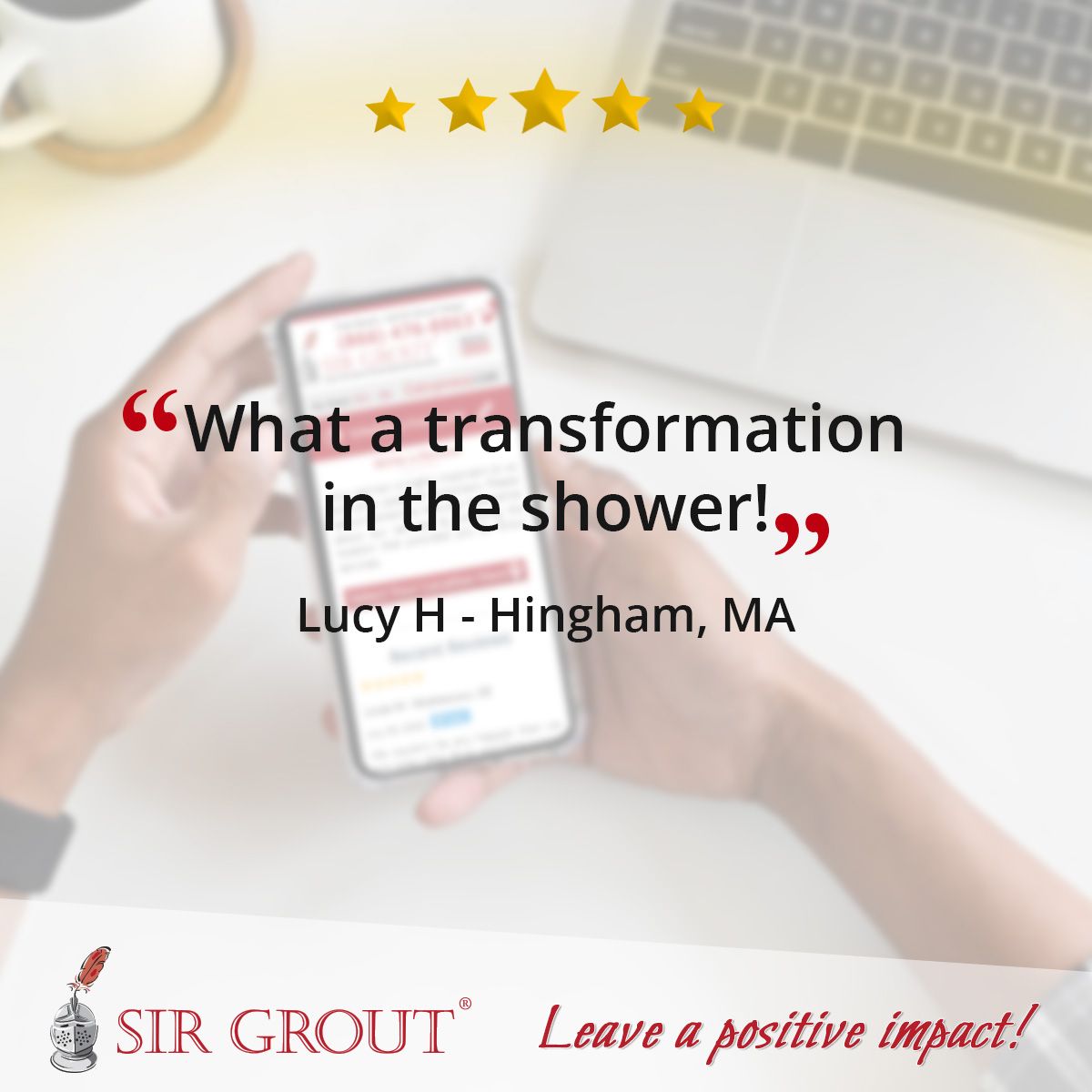 What a transformation in the shower!